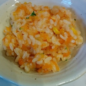 レンジで簡単カレーピラフ 離乳食完了期 幼児向け レシピ 作り方 By ばーちゃお 楽天レシピ